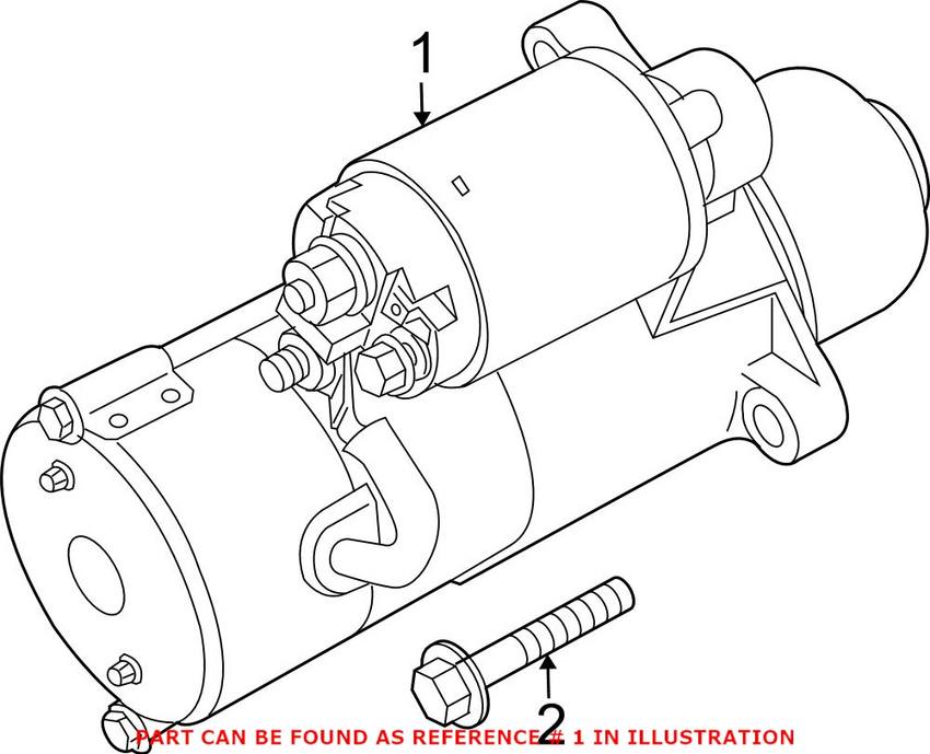 SAAB Starter Motor (New) 12609317