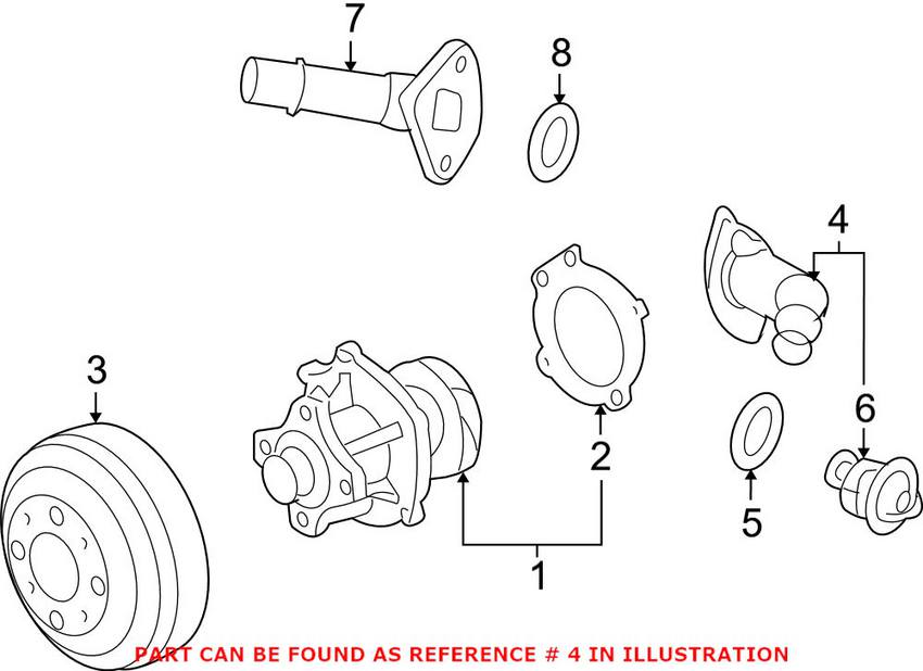 SAAB Engine Coolant Thermostat 12620112