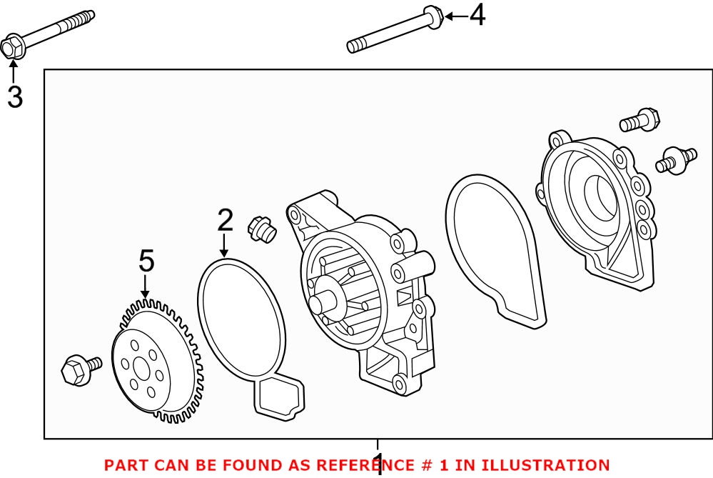 SAAB Engine Water Pump 12630084