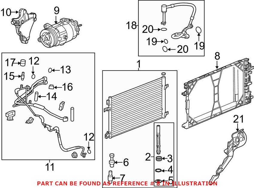 A/C Condenser Bracket