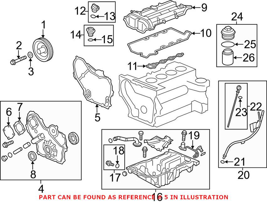 SAAB Timing Cover Gasket 24435052