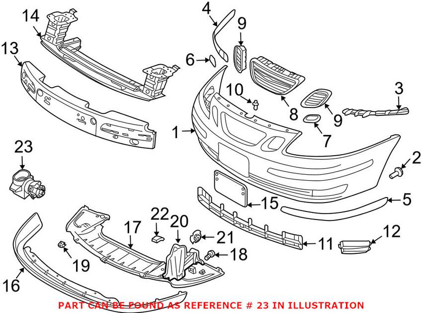 SAAB Outside Air Temperature Sensor 9152245