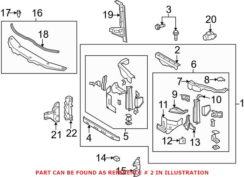 Genuine Toyota Radiator Support Tie Bar - Front Upper 5320560060