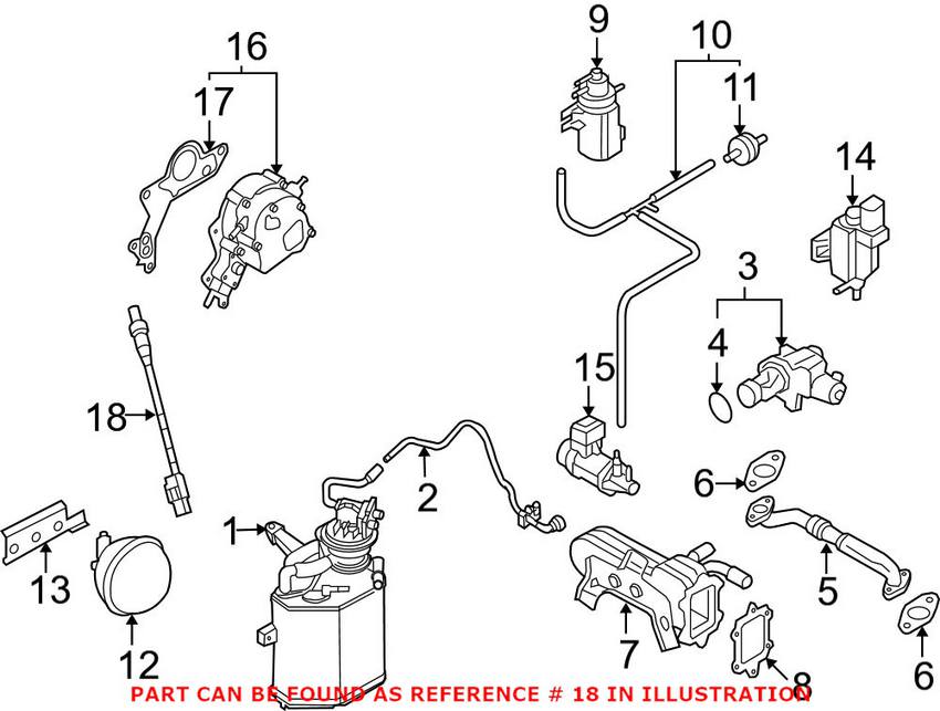 VW Oxygen Sensor 06A906262BK