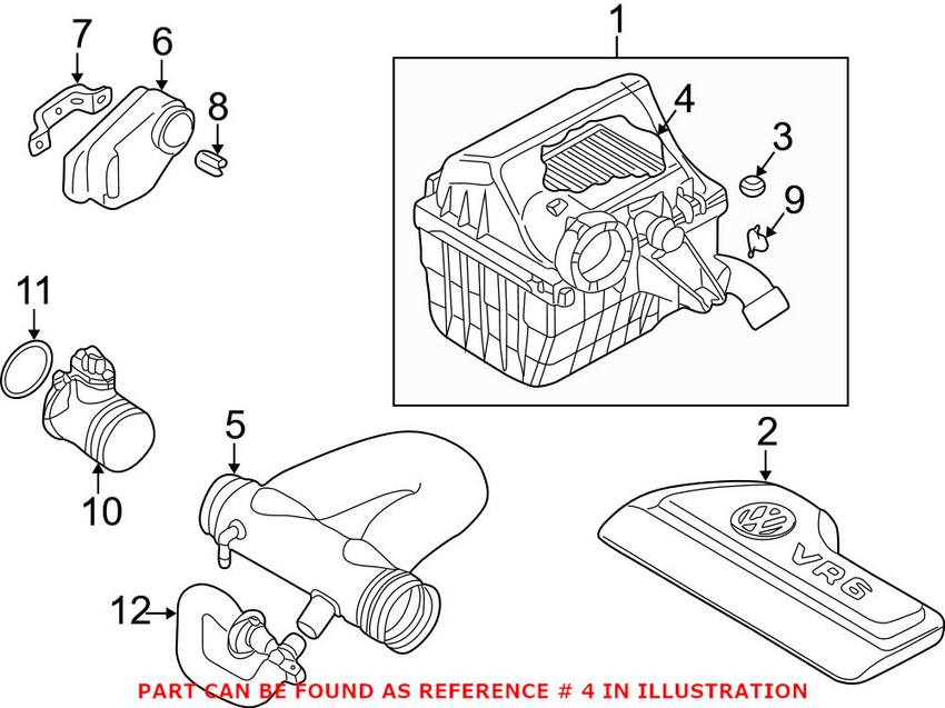 VW Engine Air Filter 074129620