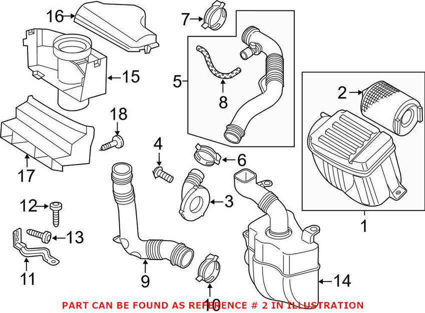 VW Engine Air Filter 1F0129620