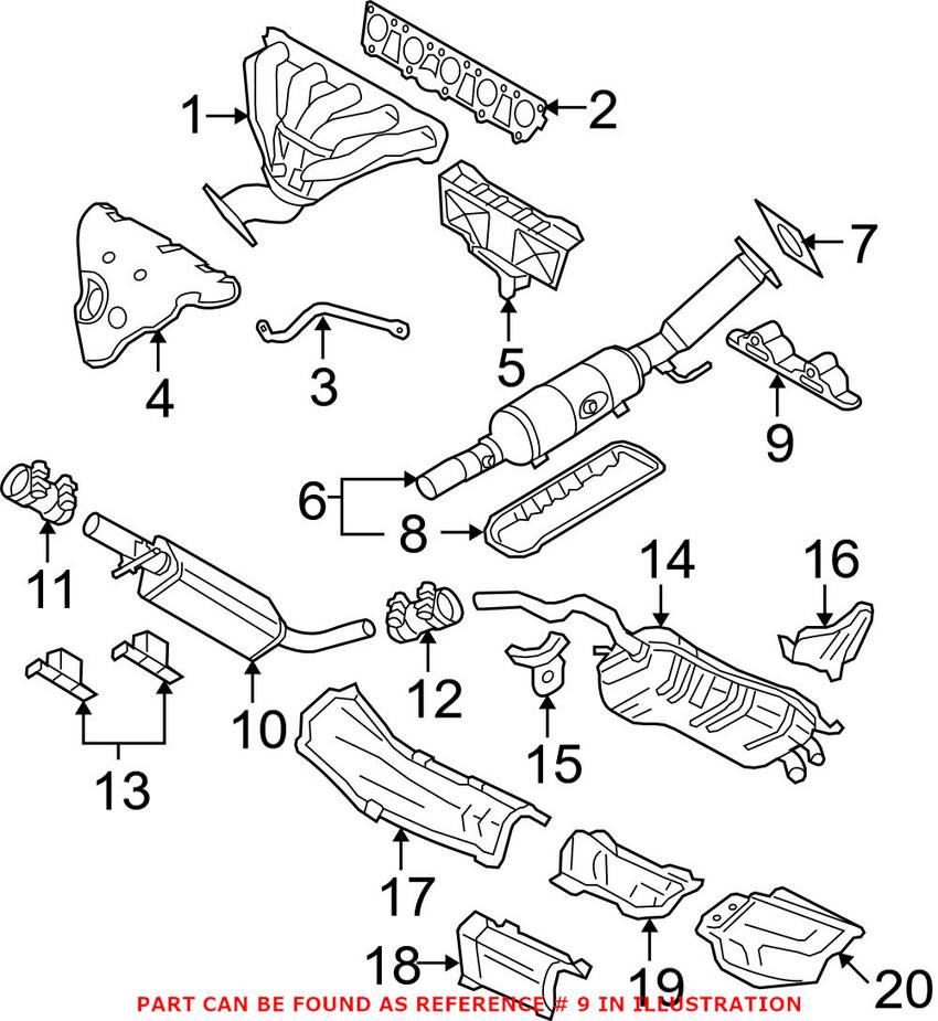 VW Exhaust Hanger 1J0253144M