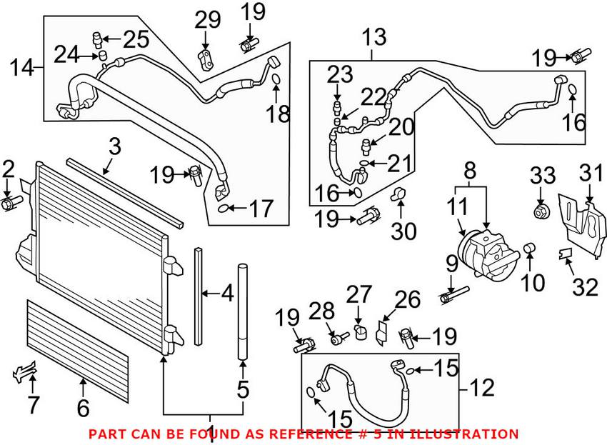 VW A/C Receiver Drier 5N0298403