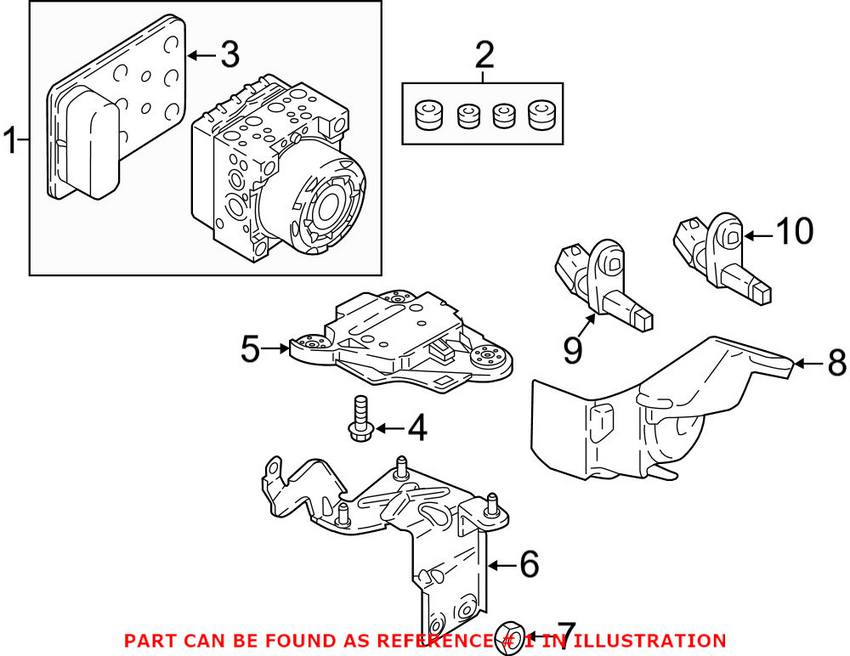 VW ABS Hydraulic Assembly