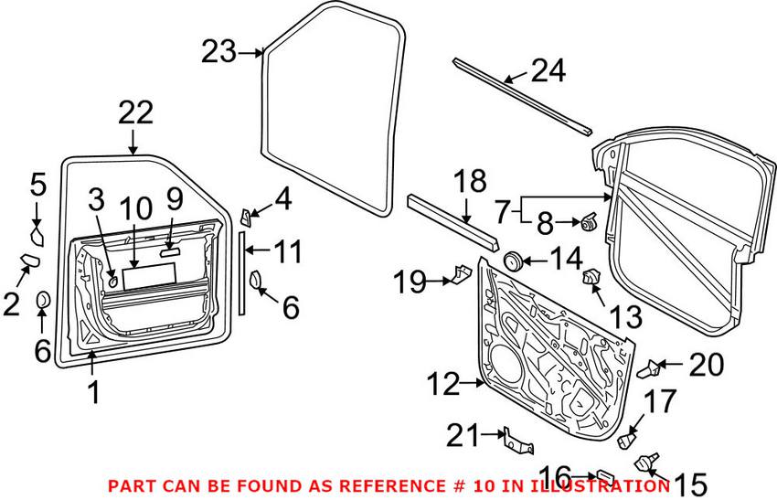 VW Sound Absorber D378500A2