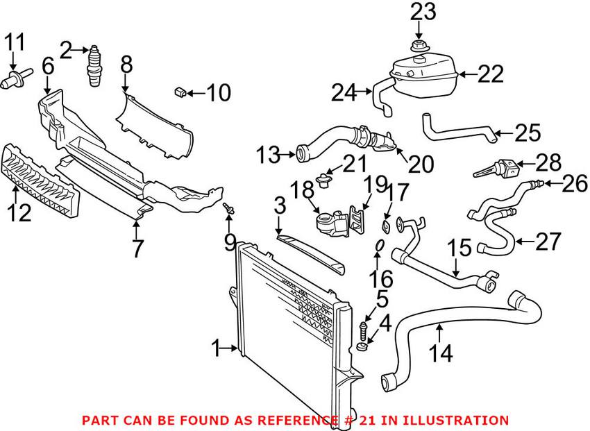 Volvo Engine Coolant Thermostat (92C) 271664