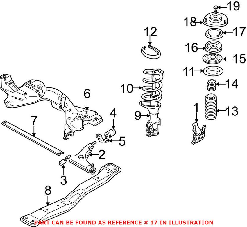 Volvo Coil Spring Seat 30616677