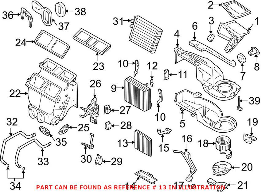 Volvo Cabin Air Filter 30630752