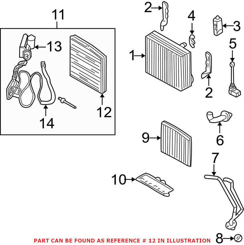 Volvo Cabin Air Filter (w/ AQS) (Activated Charcoal) 30630754