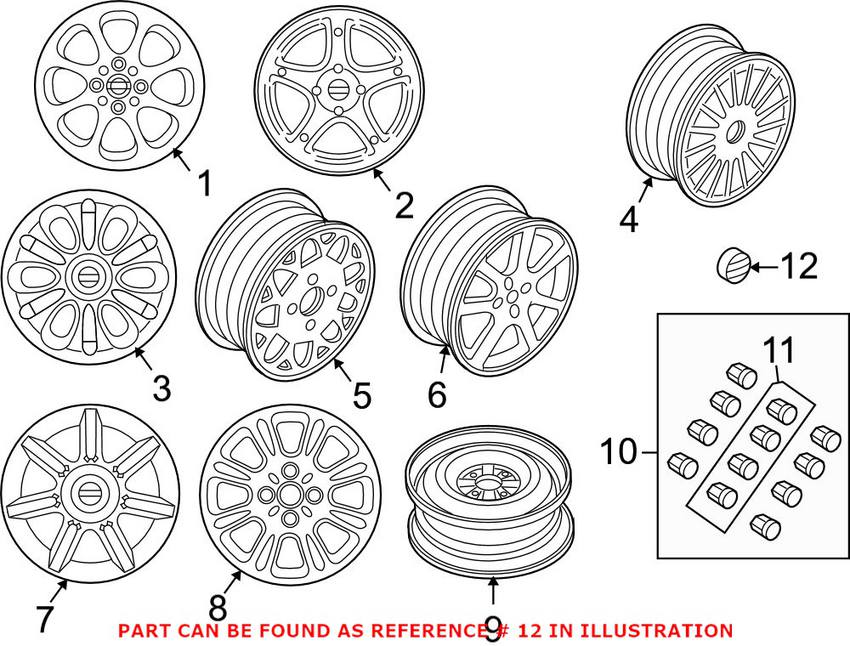 Volvo Wheel Center Cap 30638643