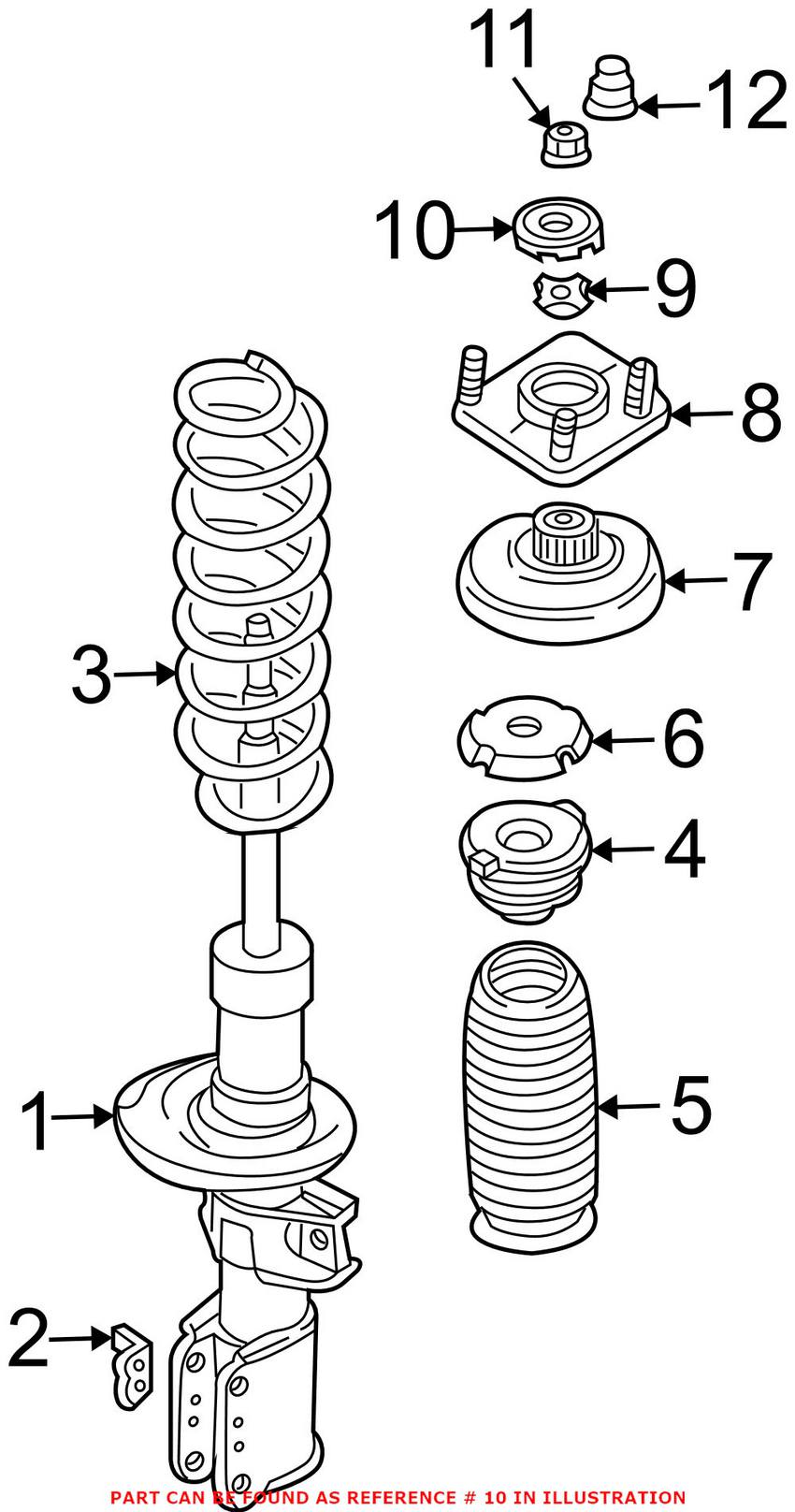 Volvo Strut Mount Cap 30647969