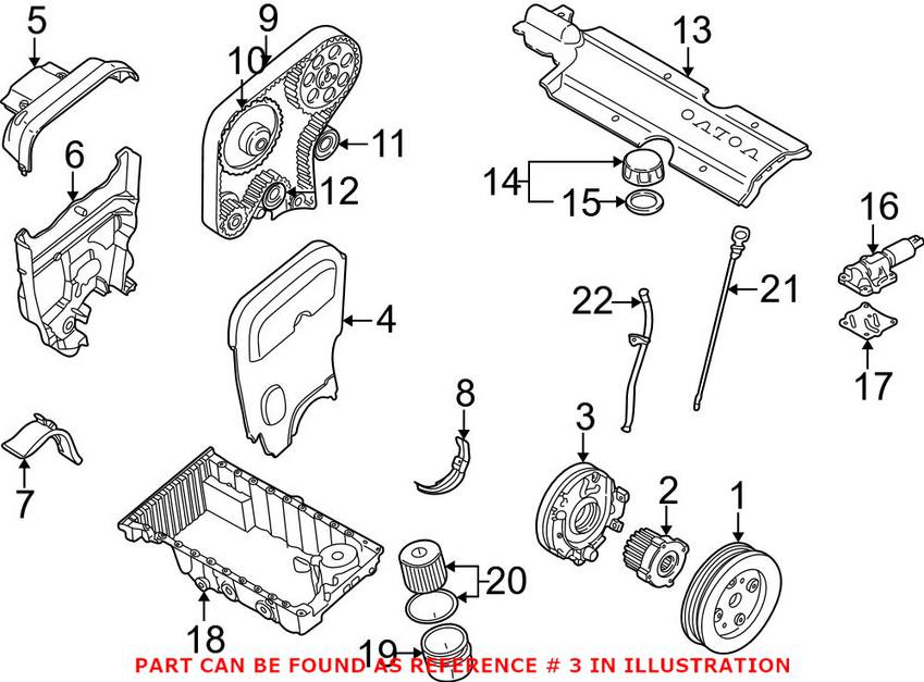 Volvo Engine Oil Pump 30650144