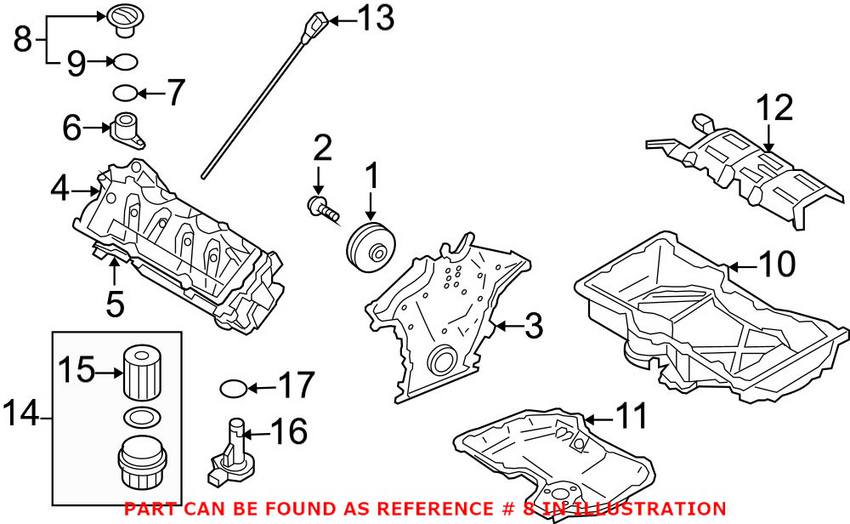 Volvo Engine Oil Filler Cap 30677494