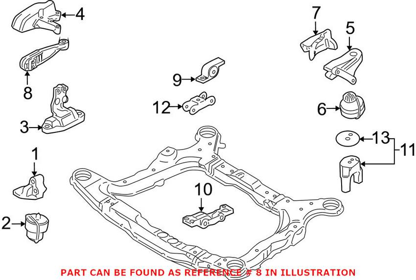 Volvo Torque Rod Mount 30680708