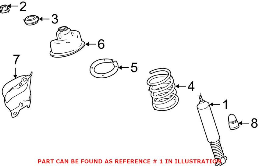 Volvo Shock Absorber - Rear (Nivomat) 30683451