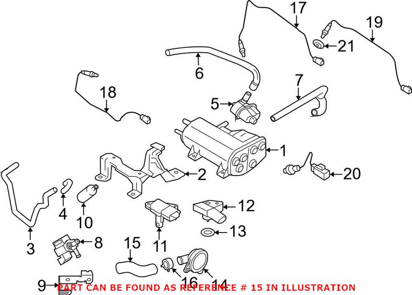 Volvo Engine Crankcase Breather Hose 30720101