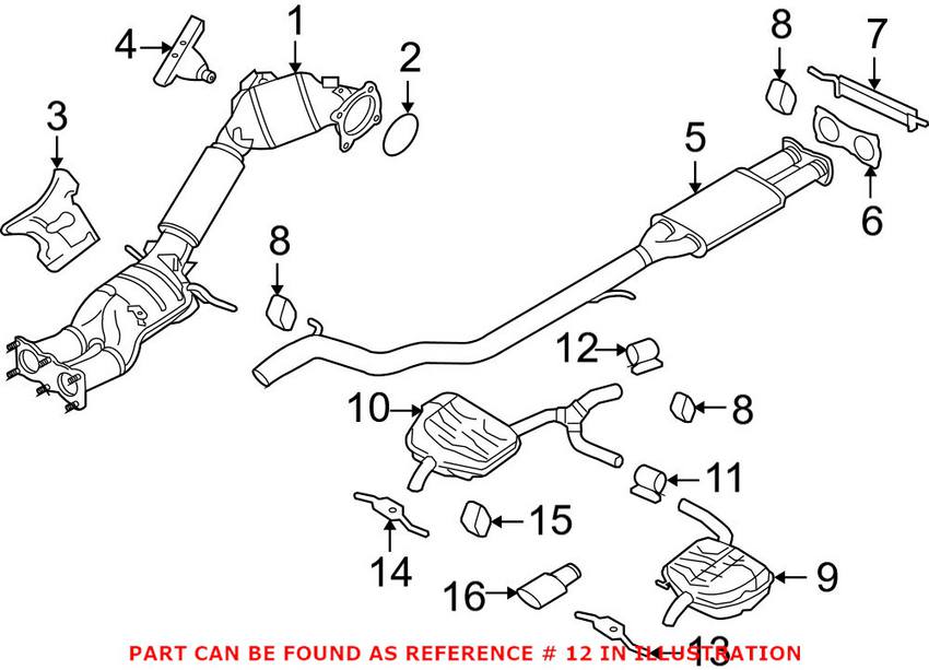 Volvo Exhaust Clamp 30742432