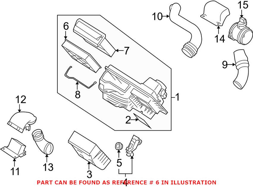 Volvo Engine Air Filter 30757155 Genuine Volvo 30757155