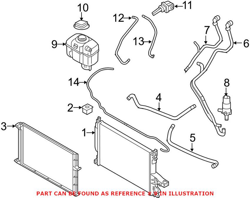 Volvo Expansion Tank 30760100