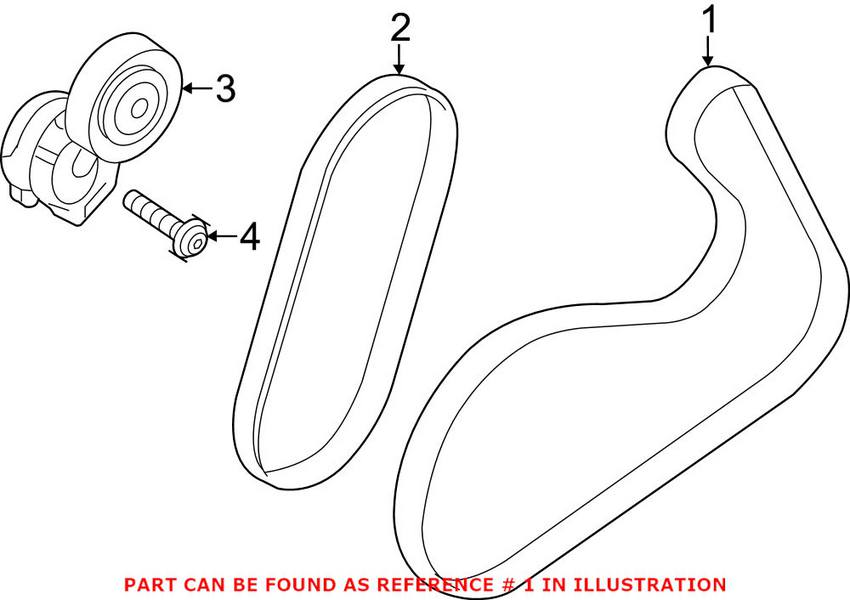 Volvo Accessory Drive Belt (5PK 1094) 30777431