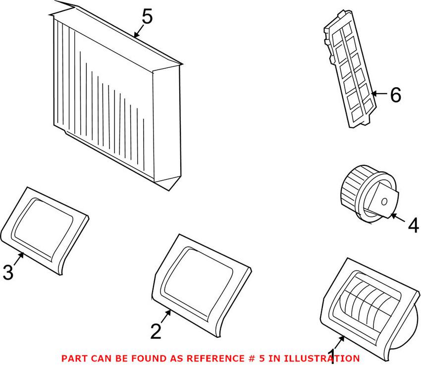 Volvo Cabin Air Filter 30780376