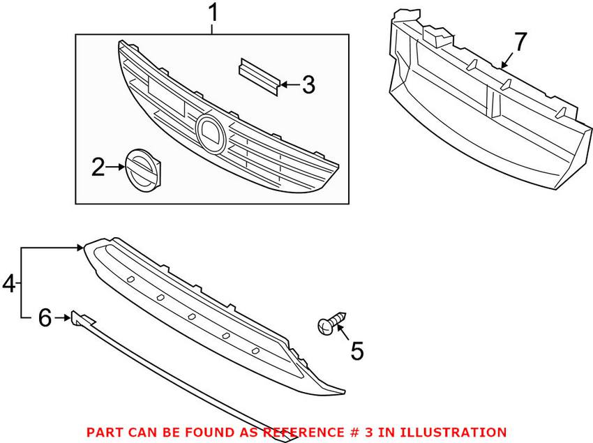 Volvo Grille Emblem (Volvo) 30796427