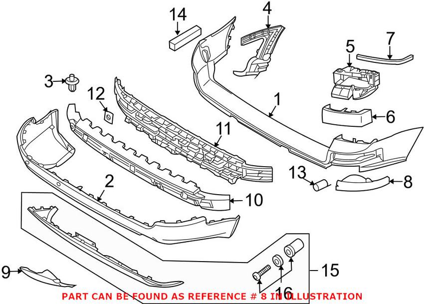 Volvo Reflector Plate - Rear Passenger Side 31111185