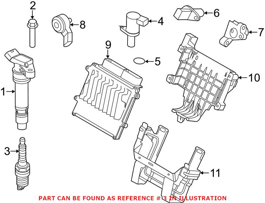 Volvo Spark Plug Set (6 Plugs) 31216183