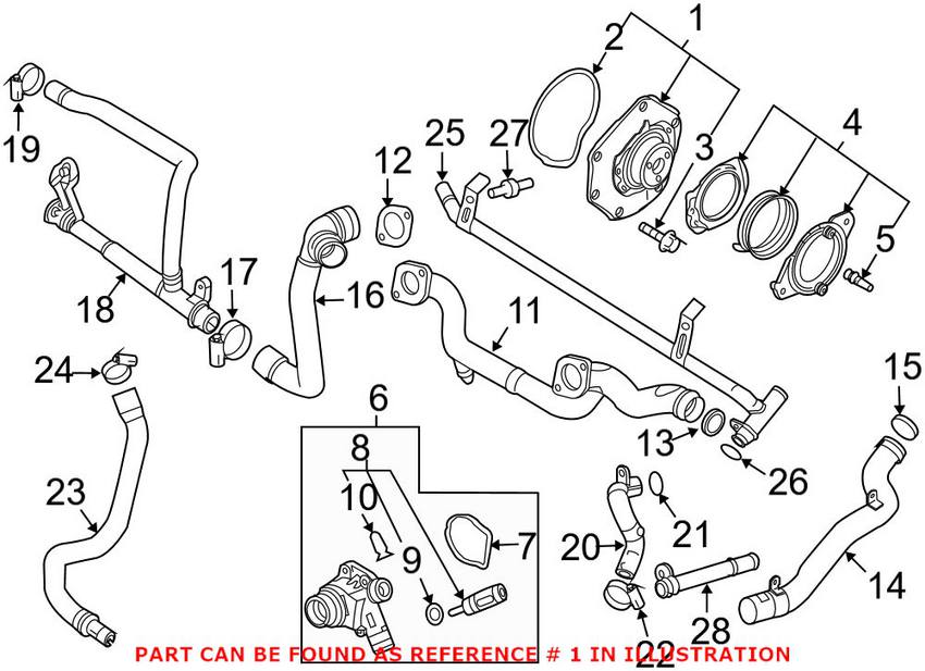 Volvo Engine Water Pump 31219000