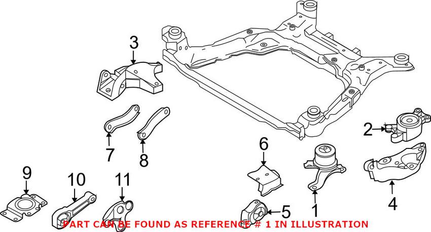 Volvo Engine Mount - Passenger Side 31257674