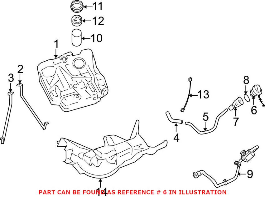 Volvo Fuel Cap 31261589