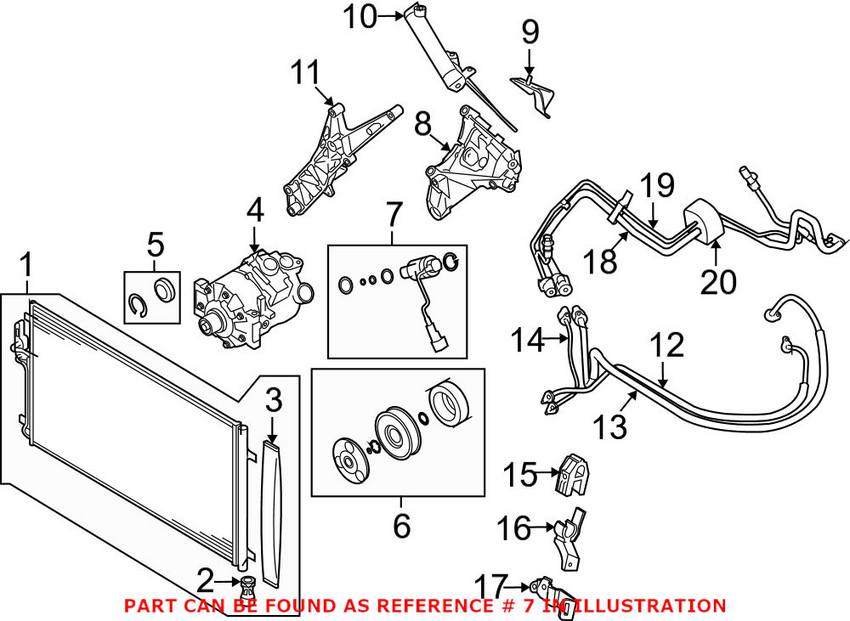 Volvo A/C Control Valve 31305844