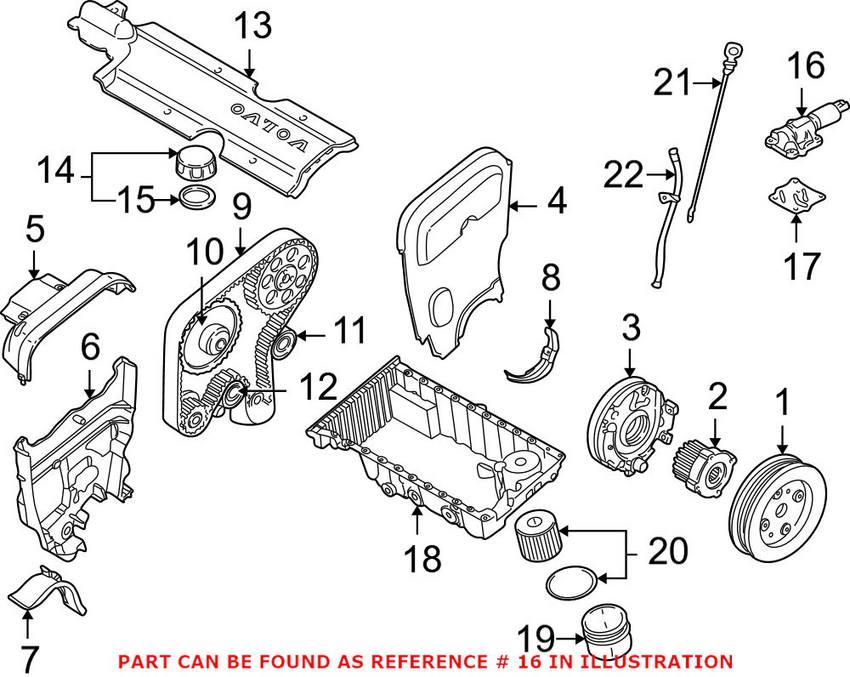 Volvo Cam Adjust Solenoid (Exhaust) 31355829