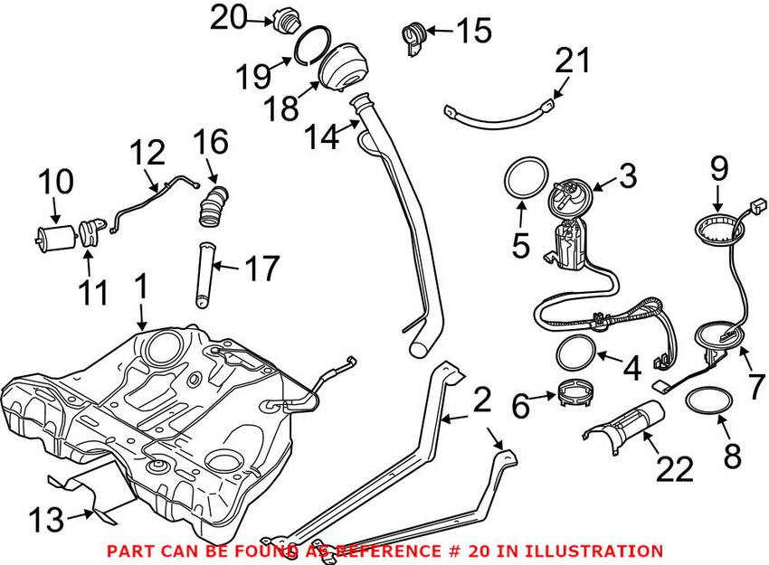 Volvo Gas Cap 31392044