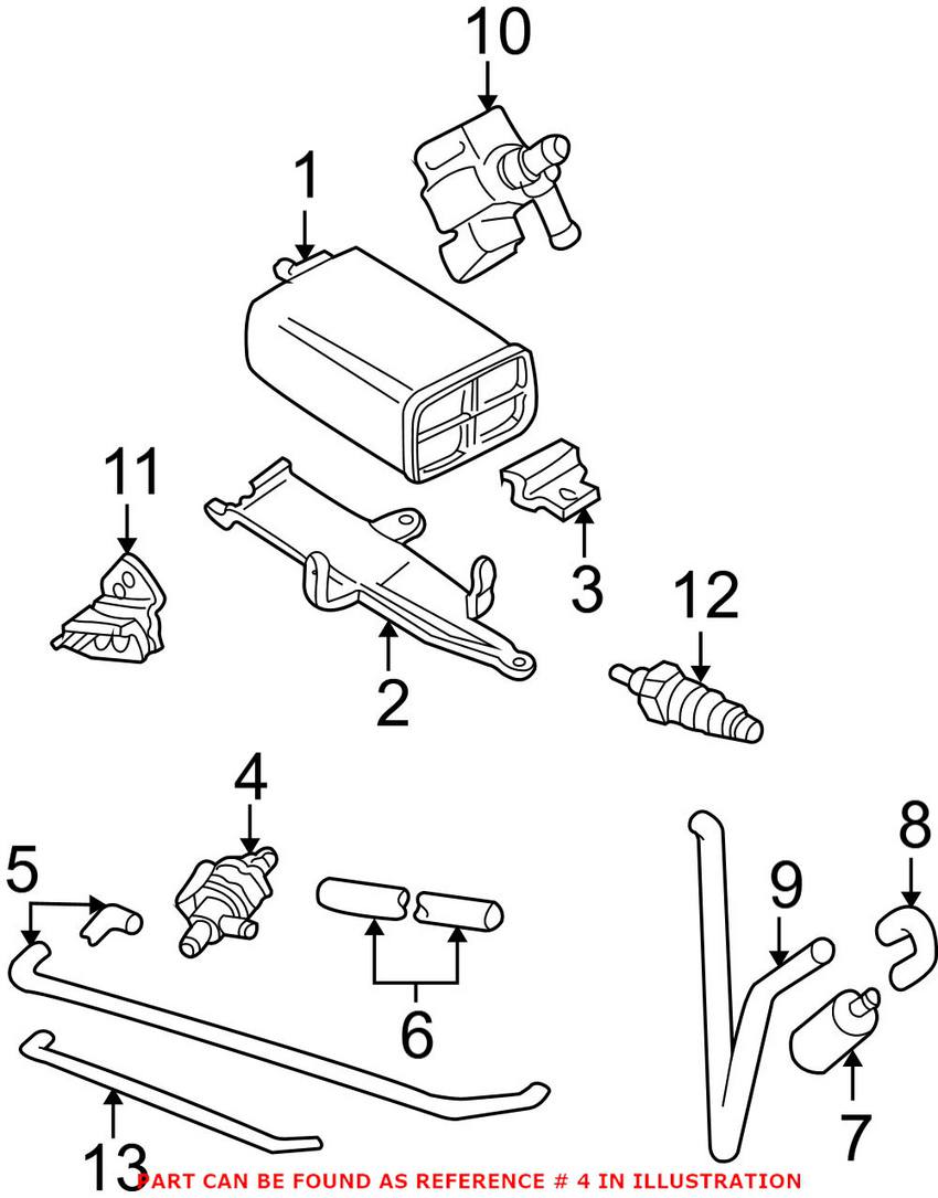 Volvo Leak Detection Pump (w/ Hoses) 31392490