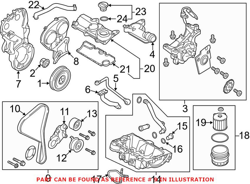 Volvo Engine Timing Set 32213096