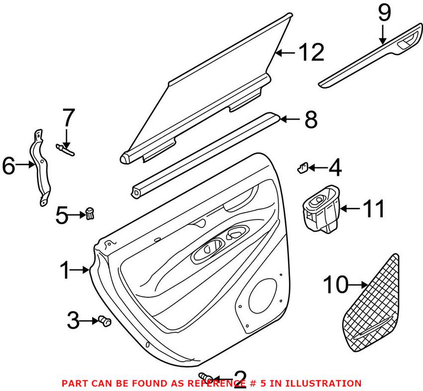 Volvo Door Lock Bushing (Beige) 39978892