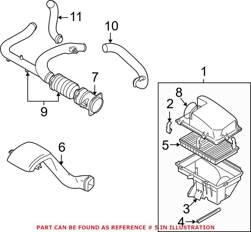 Volvo Engine Air Filter 8638600