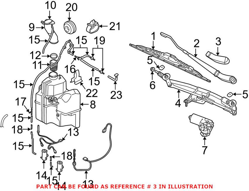 Volvo Windshield Wiper Arm Cover - Passenger Side 9484620