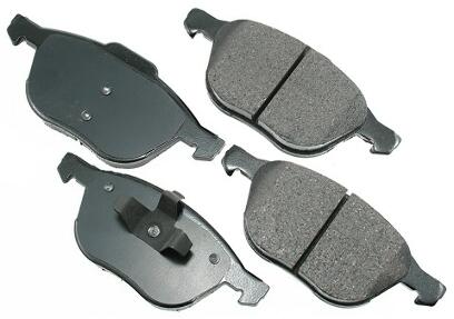 Volvo Disc Brake Pad Set - Front (Ceramic) (ProACT) 30742030 - Akebono PROACT Ultra-Premium ACT1044