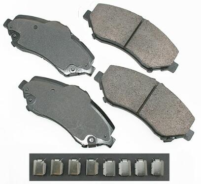 VW Disc Brake Pad Set - Front (Ceramic) (ProACT) 7B0698151F - Akebono PROACT Ultra-Premium ACT1273