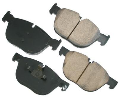 BMW Disc Brake Pad Set - Front (Ceramic) (EURO) 34116877653 - Akebono Euro Ultra-Premium EUR1294