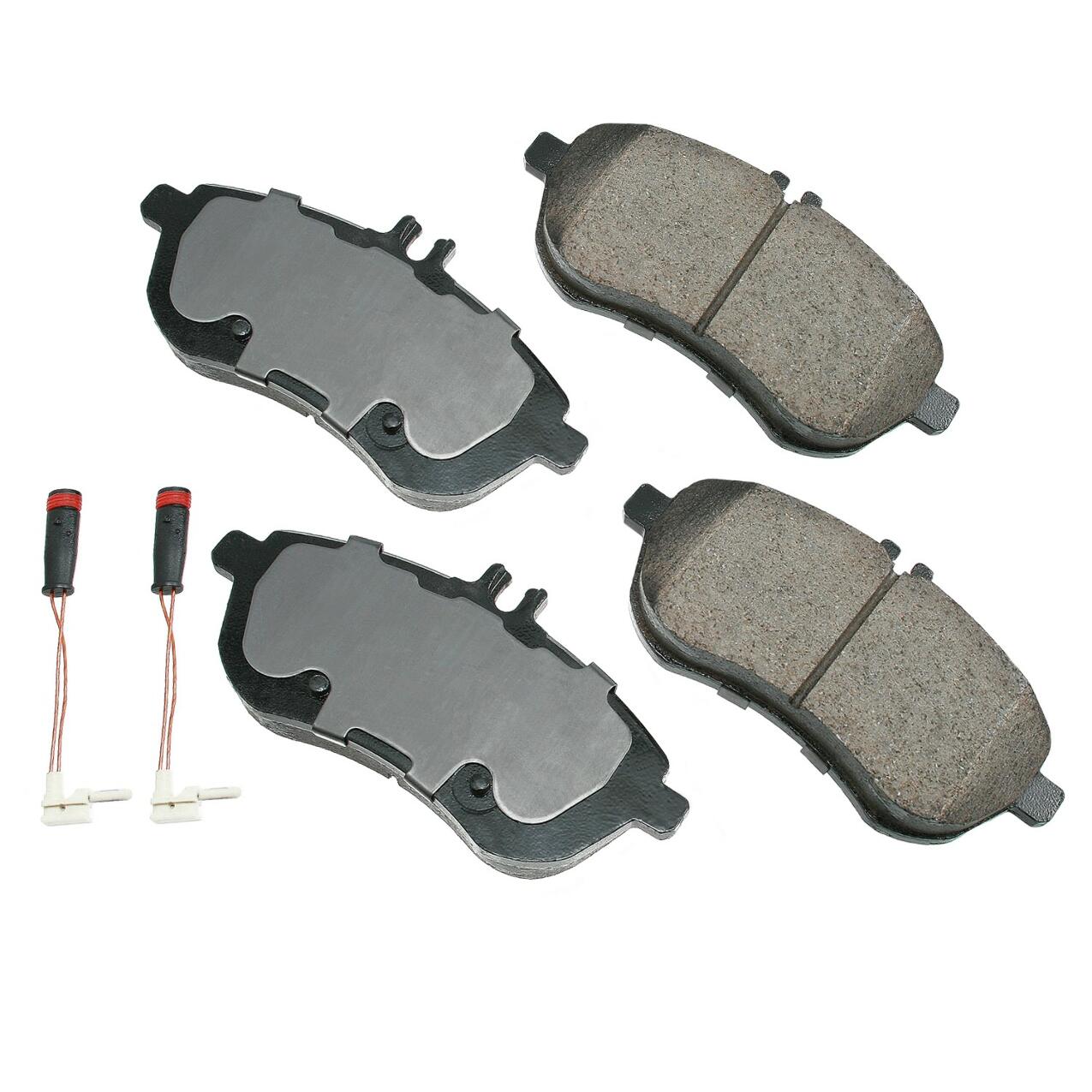 Mercedes Disc Brake Pad Set - Front 0074205720 - Akebono Euro Ultra-Premium EUR1340