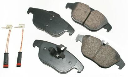 Mercedes Disc Brake Pad Set - Rear 0074206220 - Akebono Euro Ultra-Premium EUR1341A