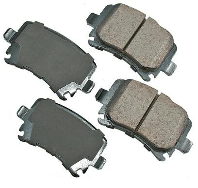 Audi VW Disc Brake Pad Set - Rear 8E0698451J - Akebono Euro Ultra-Premium EUR1348